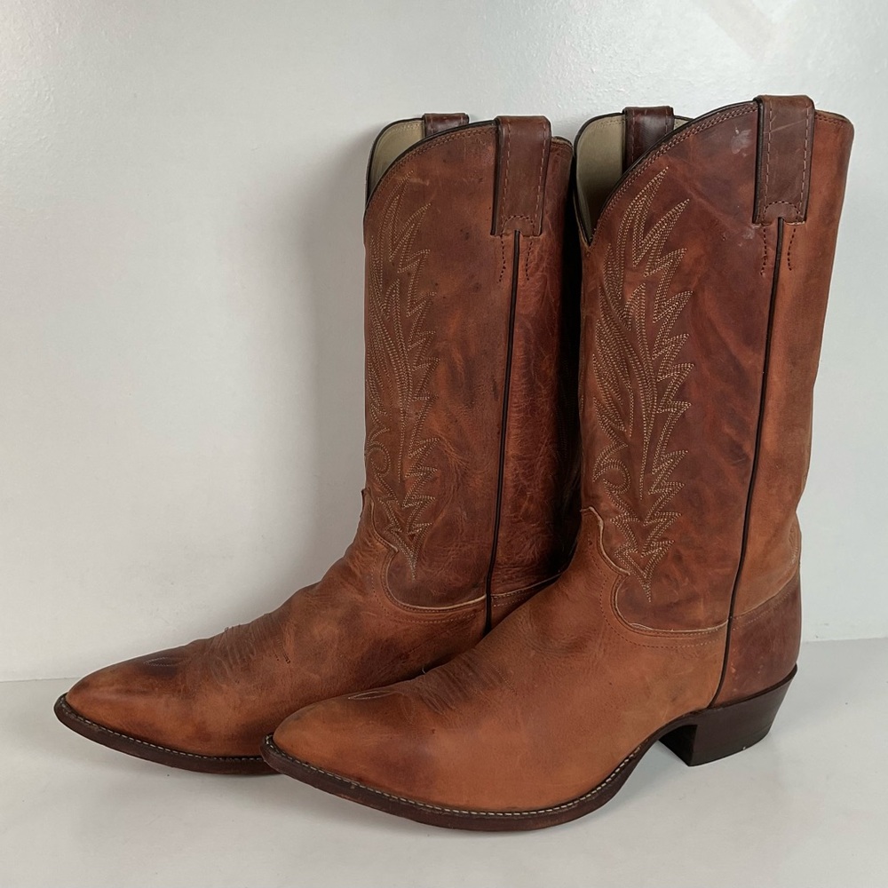 Vintage Justin Bay Apache Cowboy Boots | USA Made | Men’s 13 D